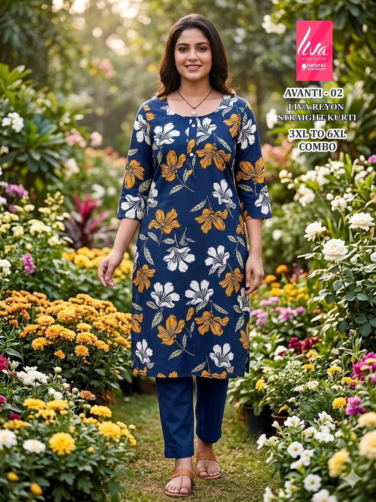 Beautiful Liva Avanti 1 To 10 Liva Rayon Printed Long Kurti Collection Wholesale 2026