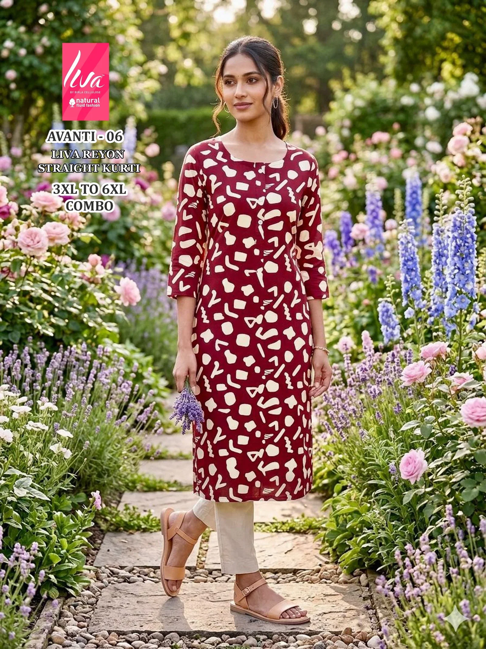 Beautiful Liva Avanti 1 To 10 Liva Rayon Printed Long Kurti Collection Wholesale 2026