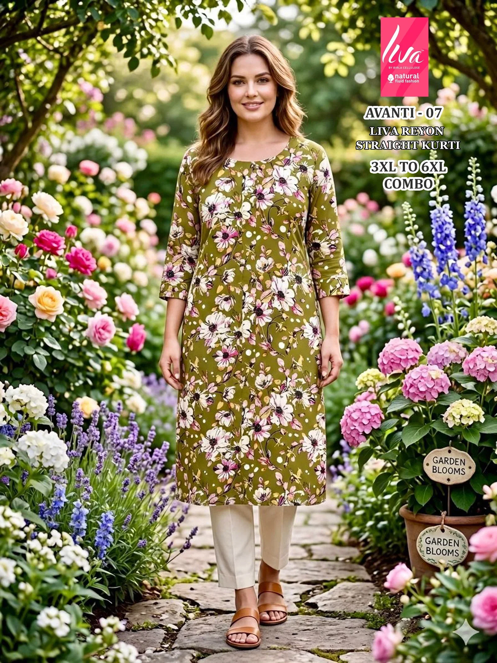 Beautiful Liva Avanti 1 To 10 Liva Rayon Printed Long Kurti Collection Wholesale 2026