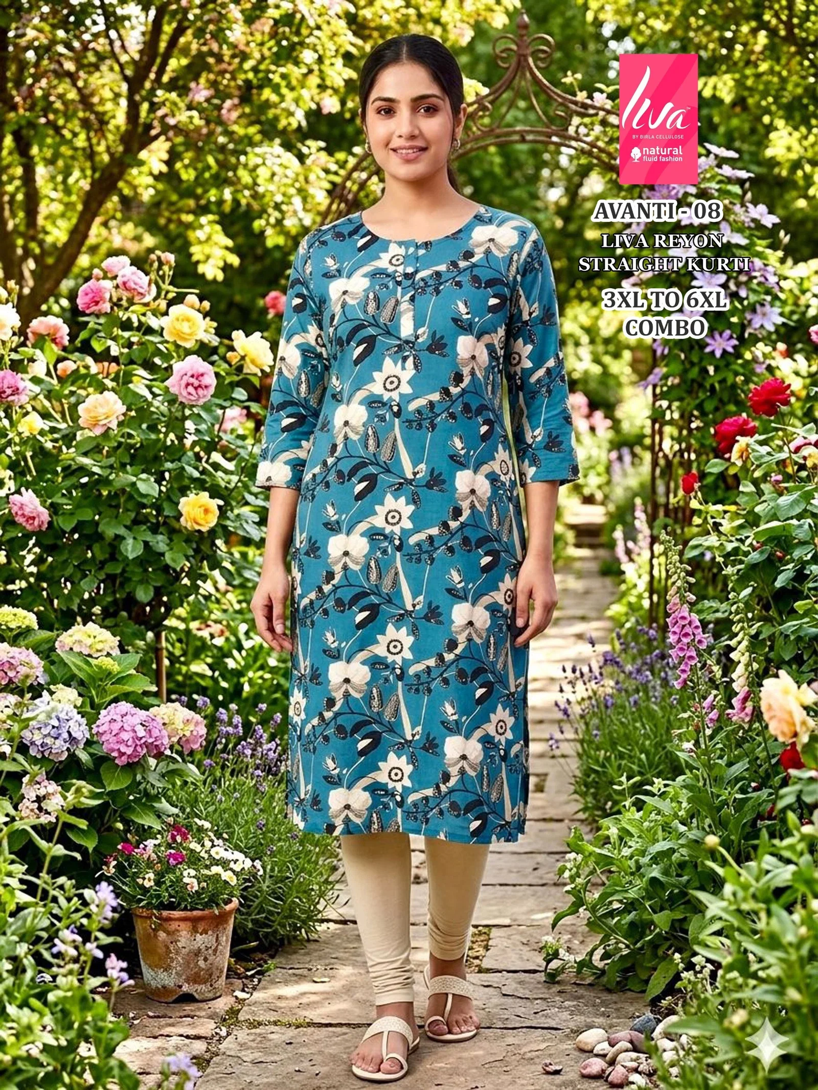Beautiful Liva Avanti 1 To 10 Liva Rayon Printed Long Kurti Collection Wholesale 2026