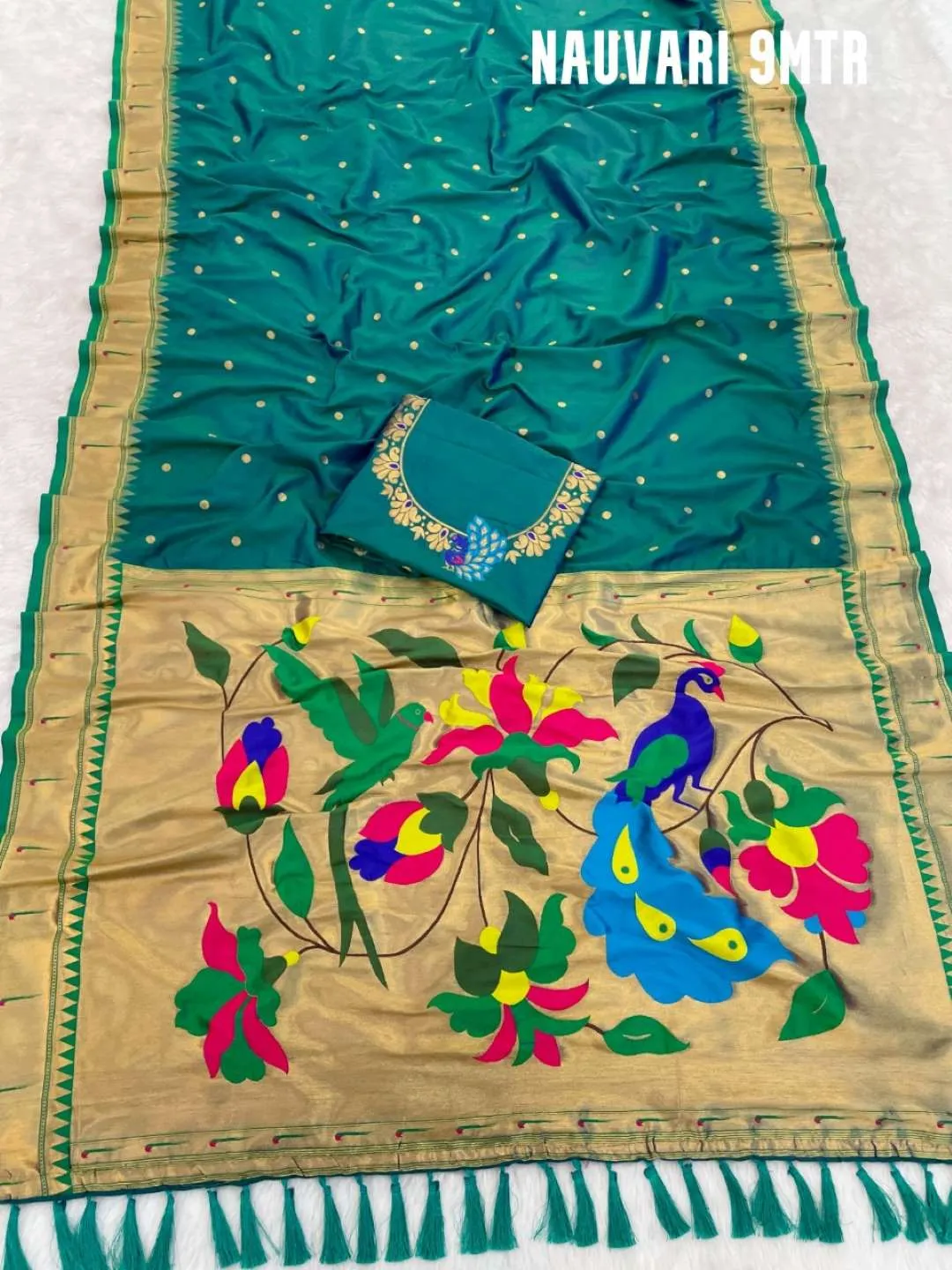 Stylish BLJ Nauvari Paithani Silk Nauvari Traditional 9 Yard Saree Wholesale Surat Supplier Online 2026