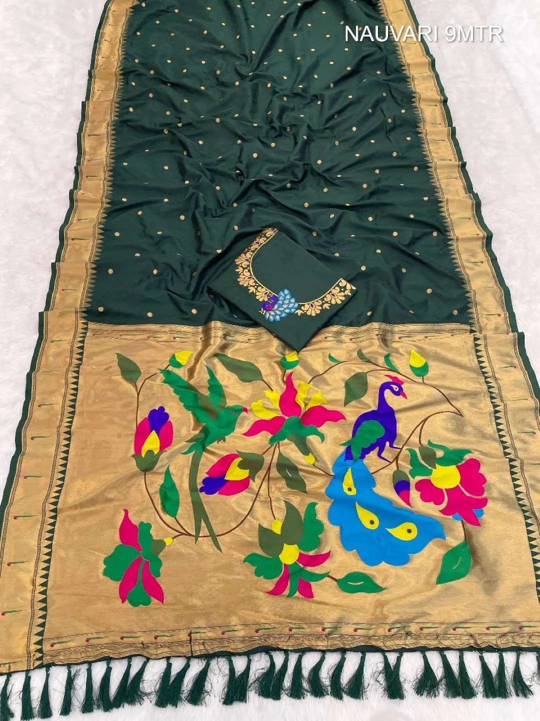 Stylish BLJ Nauvari Paithani Silk Nauvari Traditional 9 Yard Saree Wholesale Surat Supplier Online 2026