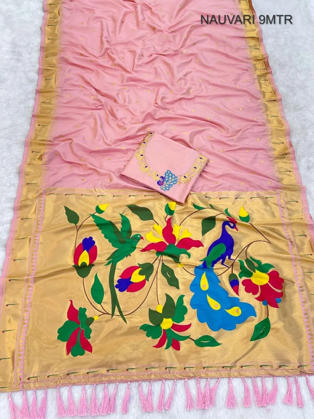 Stylish BLJ Nauvari Paithani Silk Nauvari Traditional 9 Yard Saree Wholesale Surat Supplier Online 2026
