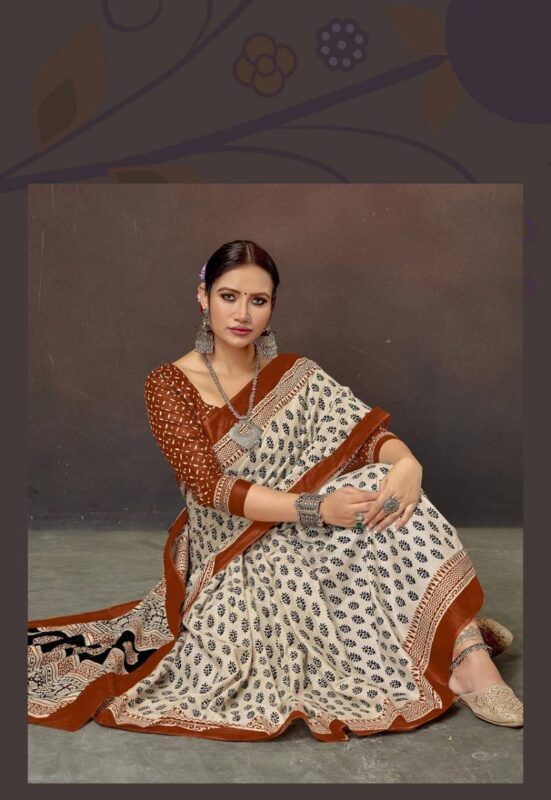 Stylish Lakhani Bagru Pari Vol 4 Cotton Printed Saree Collection Wholesale 2026