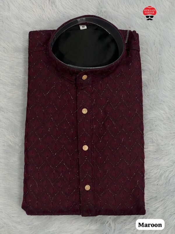Latest Lekha LI Dhurandhar Silk All Over Work Kurta Pajama Wholesale 2026