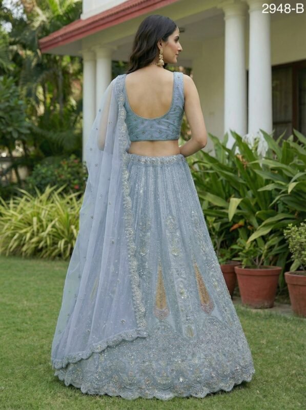 Launching Anjani 2948 Exquisite Embroidery work and Patch style work Partywear Lehenga Choli Collection Wholesale 2026