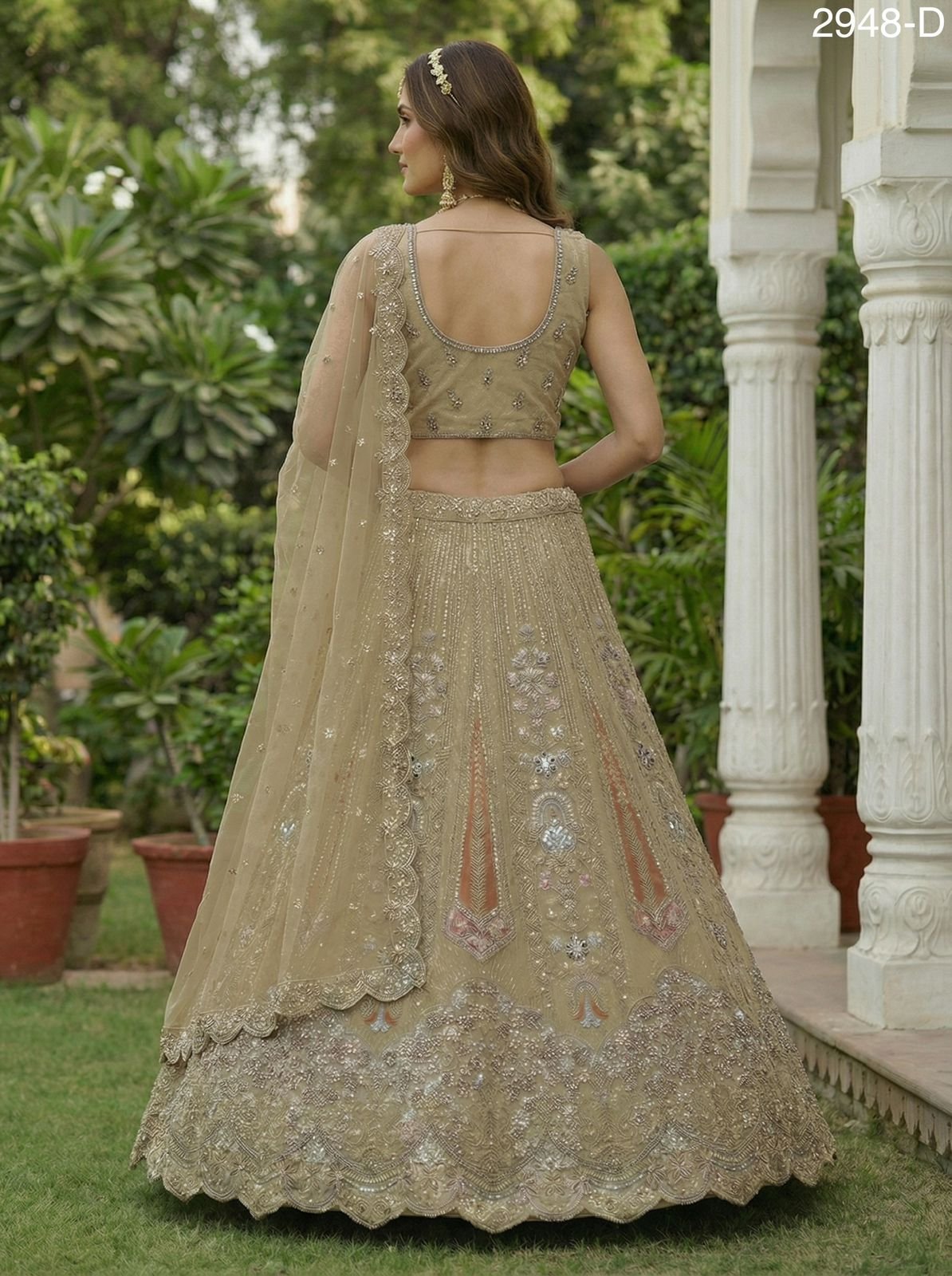 Launching Anjani 2948 Exquisite Embroidery work and Patch style work Partywear Lehenga Choli Collection Wholesale 2026