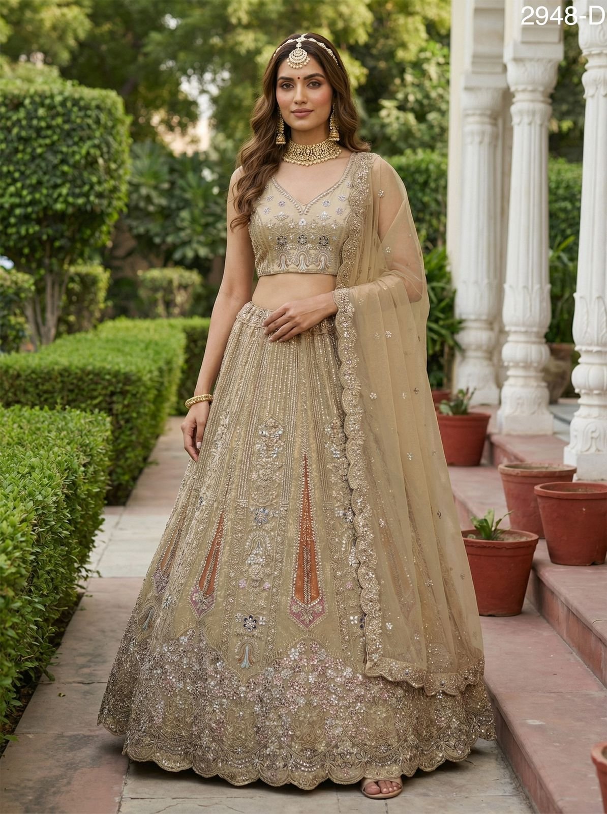 Launching Anjani 2948 Exquisite Embroidery work and Patch style work Partywear Lehenga Choli Collection Wholesale 2026