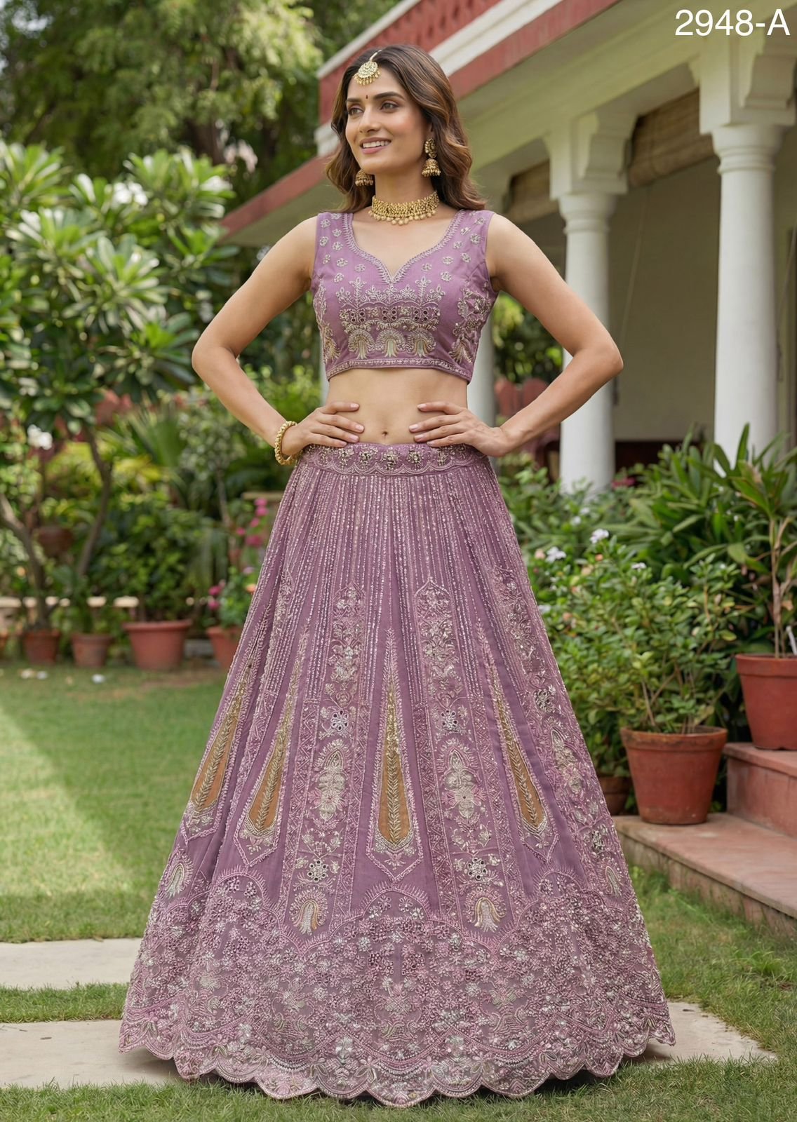 Launching Anjani 2948 Exquisite Embroidery work and Patch style work Partywear Lehenga Choli Collection Wholesale 2026