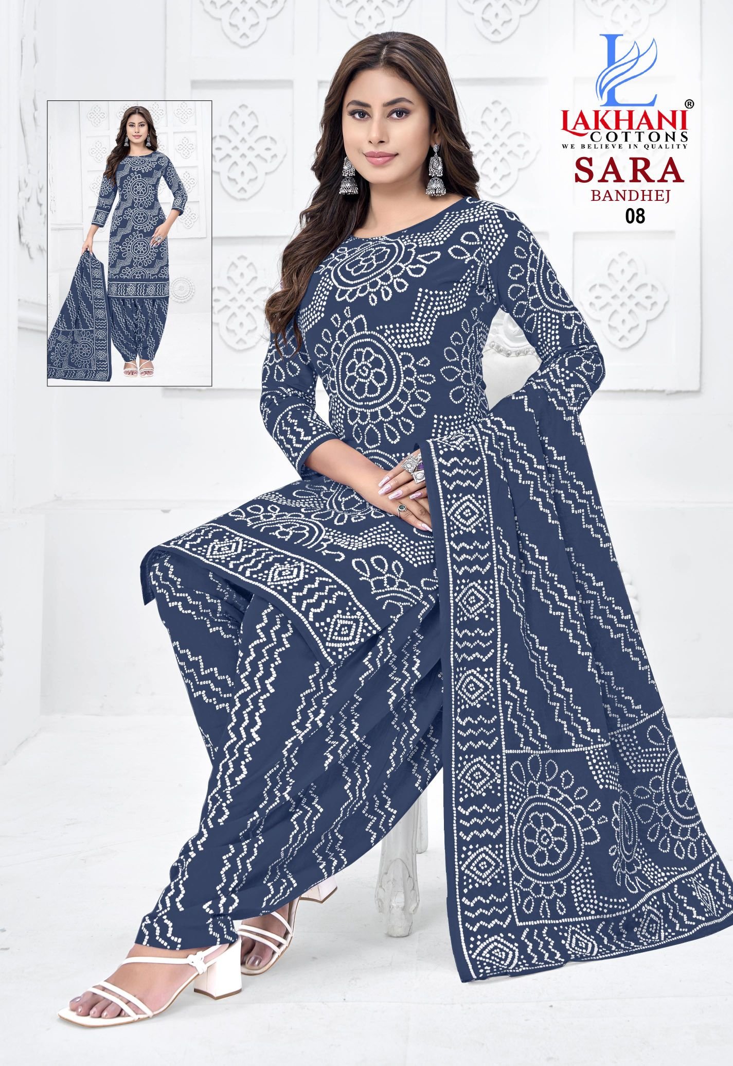 Launching Lakhani Sara Bandhej Vol 01 Cotton Printed Dress Material Collection Wholesale 2026