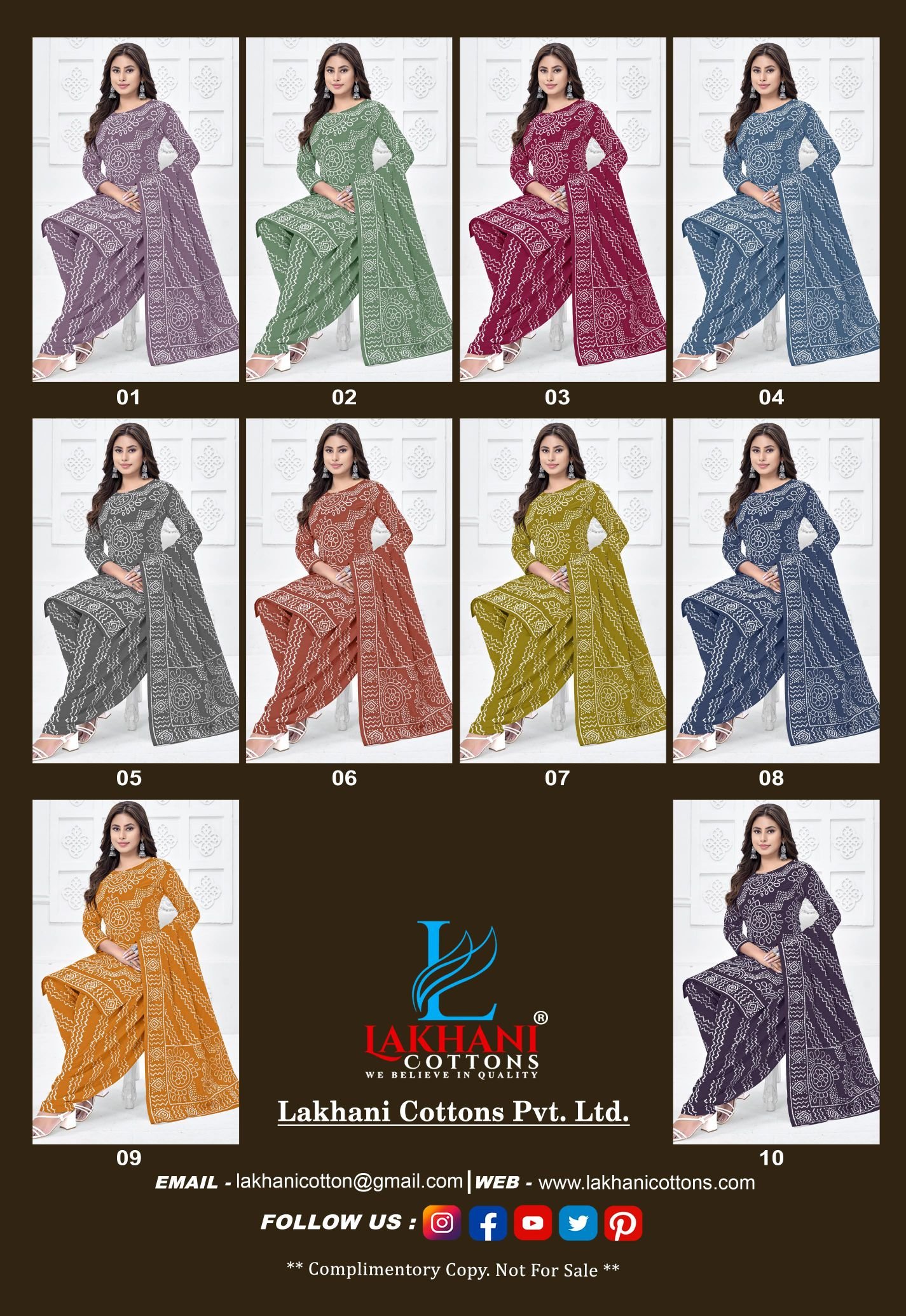 Launching Lakhani Sara Bandhej Vol 01 Cotton Printed Dress Material Collection Wholesale 2026