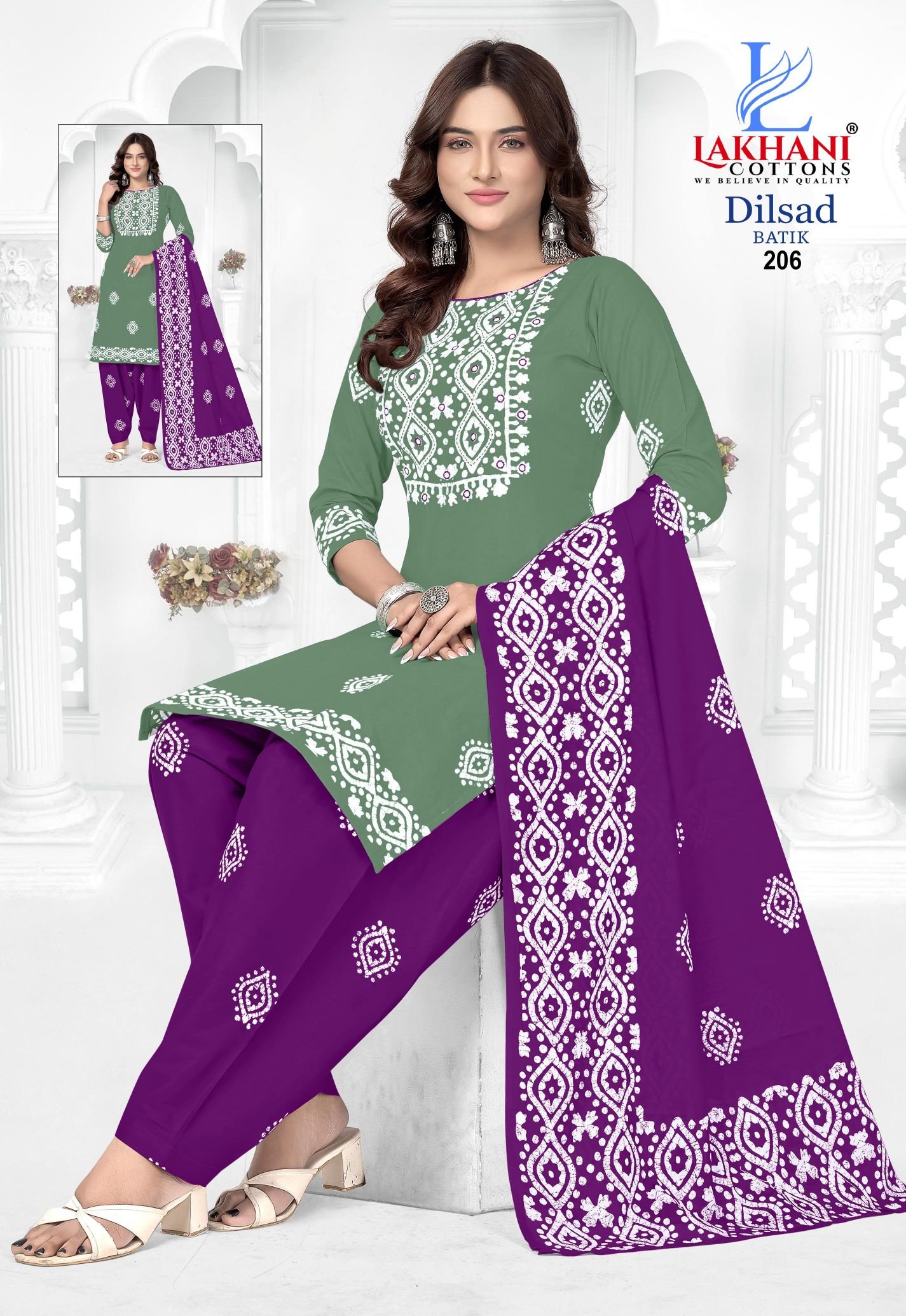 Beautiful Lakhani Dilsad Batik Vol 02 Cotton Printed Daily Wear Dress Material Wholesale 2026