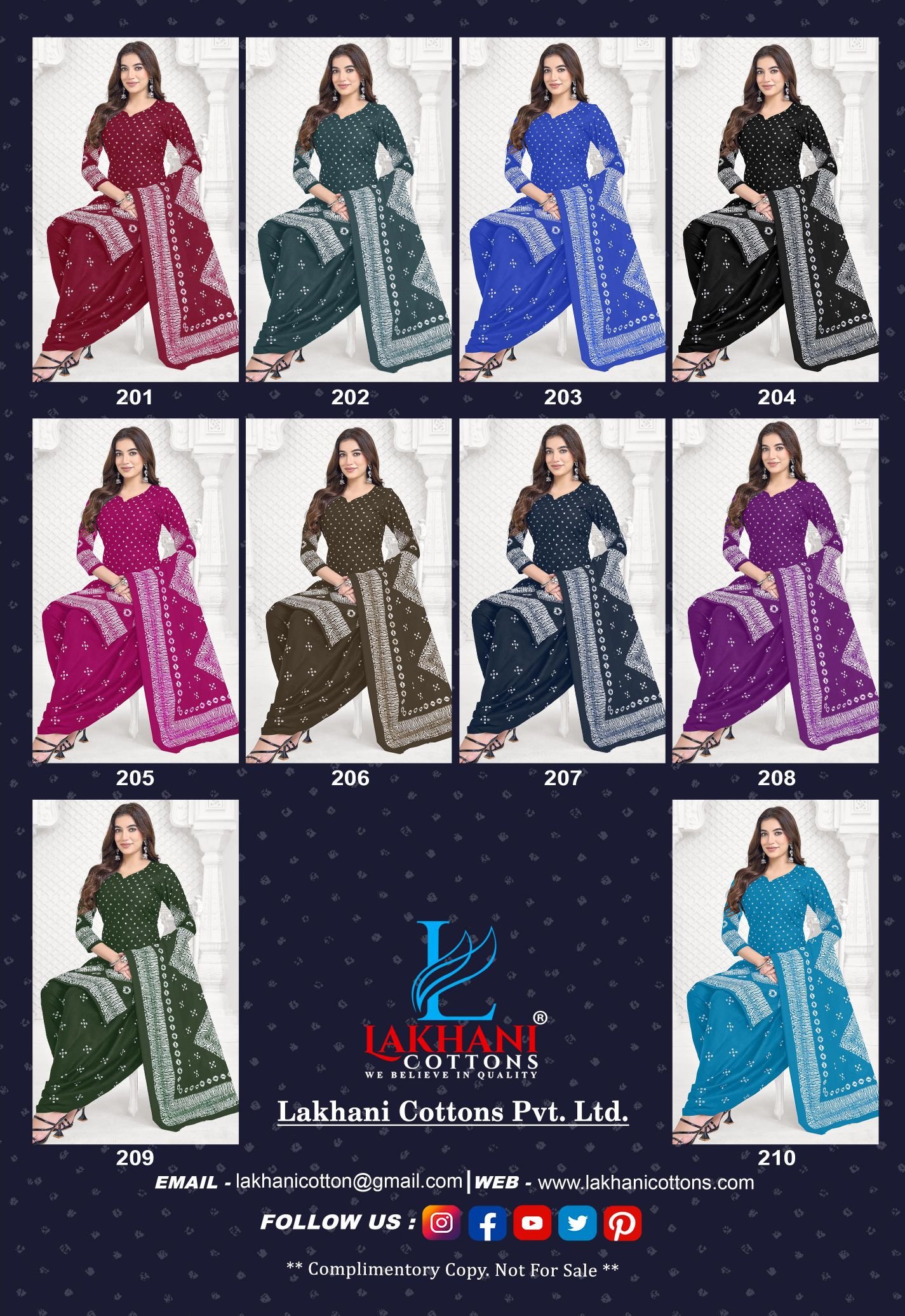 Beautiful Lakhani Dilsad Bandhani Vol 02 Cotton Printed Fancy Dress Material Wholesale 2026