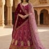 Stylish Anjani 2964 Patchwork Embroidery on Velvet Lehenga choli with Two Beautiful Dupatta Collection Wholesale 2026