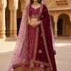 Stylish Anjani 2964 Patchwork Embroidery on Velvet Lehenga choli with Two Beautiful Dupatta Collection Wholesale 2026