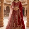 Stylish Anjani 2964 Patchwork Embroidery on Velvet Lehenga choli with Two Beautiful Dupatta Collection Wholesale 2026