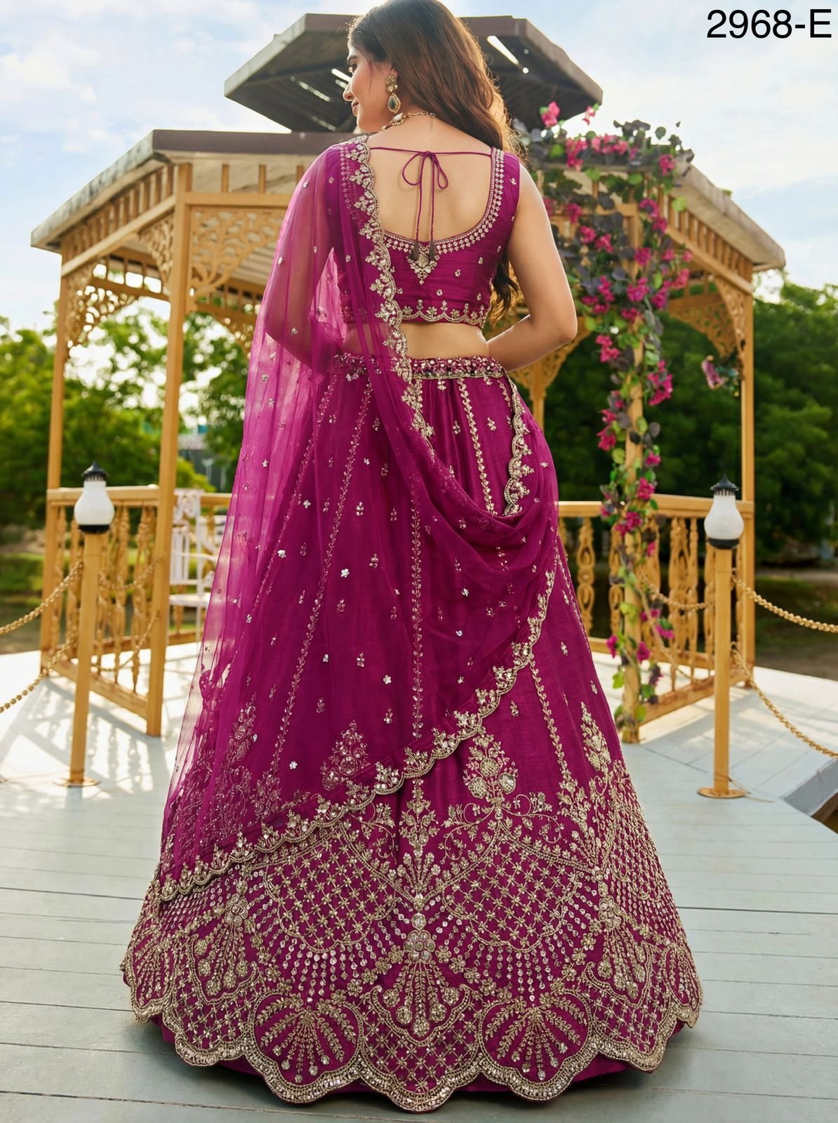 Stylish Anjani 2968 Vol 1 Handwork Motif And Crystal Work Lehenga Choli Collection Wholesale 2026