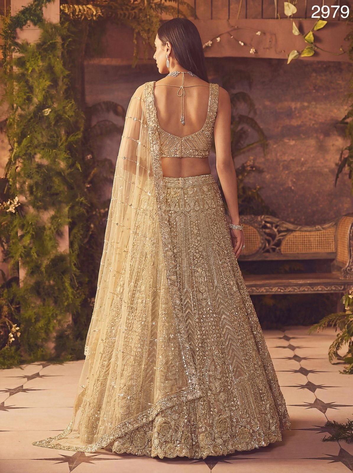 Stylish Anjani 2979 Stunning Sober Golden Party Wear Lehenga Choli Collection Wholesale 2026