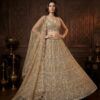 Stylish Anjani 2980 Beads and Motif Work Golden Lehenga choli with Designer Dupatta Collection Wholesale 2026
