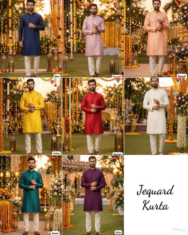 Beautiful Lekha Li Shubh Silk Jacquard Kurta Pajama Collection Wholesale 2026
