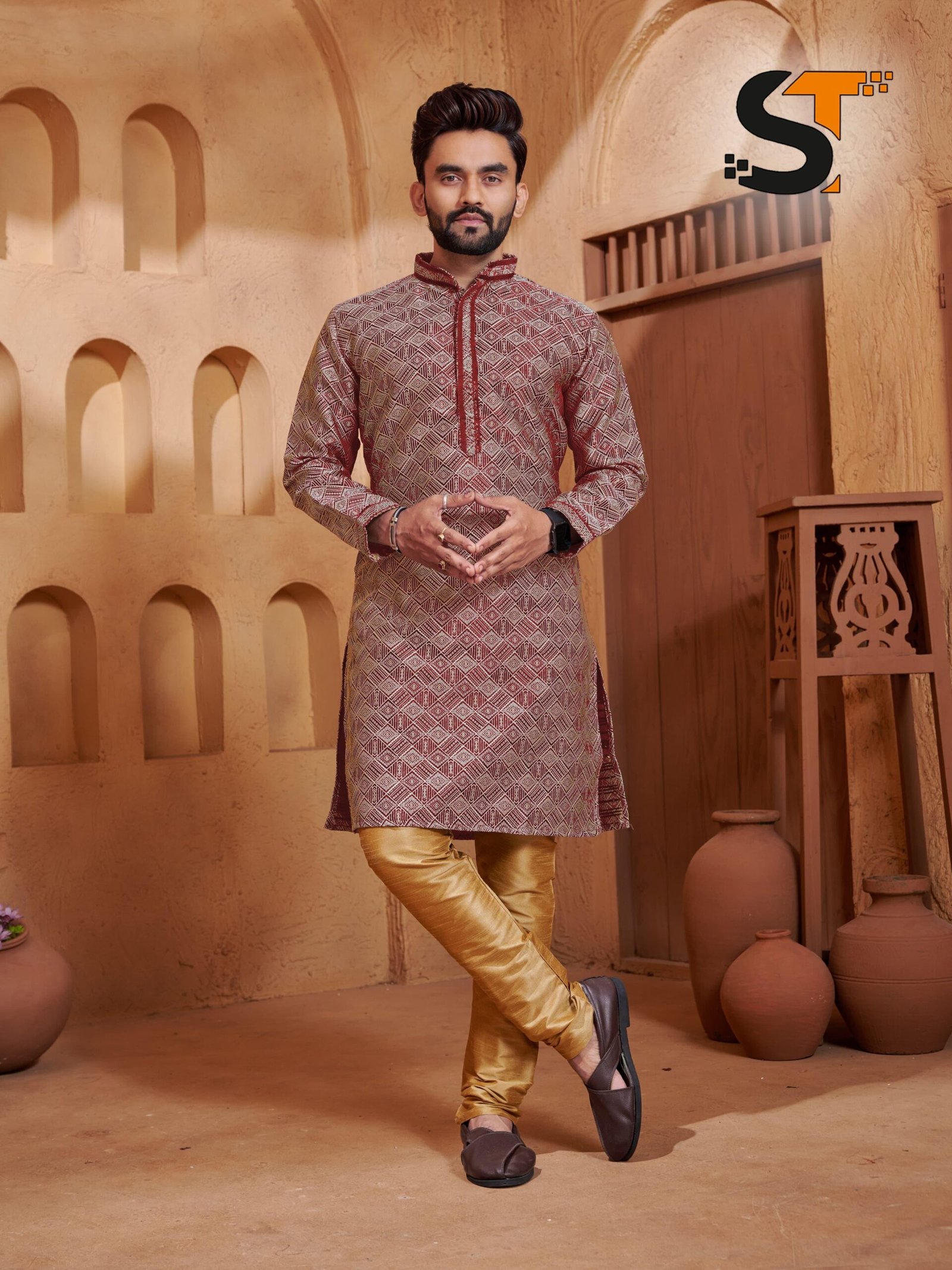 Lekha Sal Shadi Vol 3 Jacquard Festive Wear Kurta Pajama Wholesale