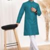 Stylish lekha Sal Kurta 20 Silk Jacquard Kurta With Pajama Wholesale 2026