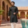 Latest lekha Sal 5 Roman Silk Embroidery And Mirror Work Mens Kurta Pajama Wholesale 2026
