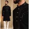 Buy Lekha LI Utsav 15 Armaani Lachko Heavy Embroidery Sequins Work Mens Kurta Pajama Wholesale 2026