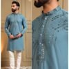 Buy Lekha LI Utsav 15 Armaani Lachko Heavy Embroidery Sequins Work Mens Kurta Pajama Wholesale 2026