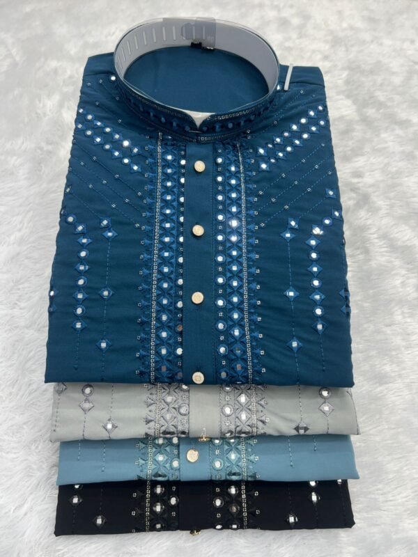 Buy Lekha LI Utsav 15 Armaani Lachko Heavy Embroidery Sequins Work Mens Kurta Pajama Wholesale 2026