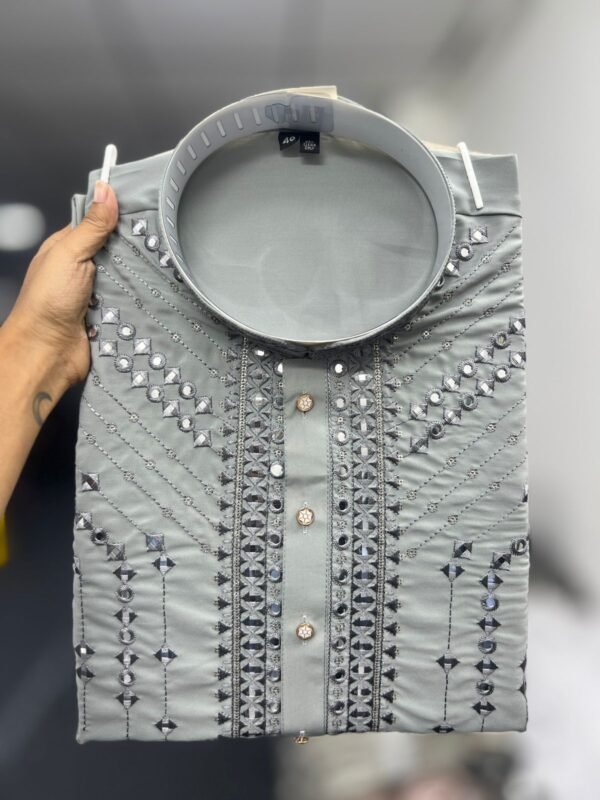 Buy Lekha LI Utsav 15 Armaani Lachko Heavy Embroidery Sequins Work Mens Kurta Pajama Wholesale 2026