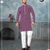 Stylish Lekha Sal 7 Heavy Rayon Chikan Work Wedding Wear Mens Kurta Pajama Wholesale 2026