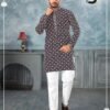 Stylish Lekha Sal 7 Heavy Rayon Chikan Work Wedding Wear Mens Kurta Pajama Wholesale 2026