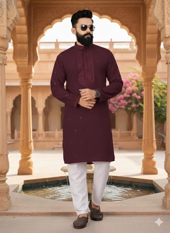 Stylish Lekha Sal 8 Luxurious 14 kg Silk Intricate Work Mens Kurta Pajama Wholesale 2026