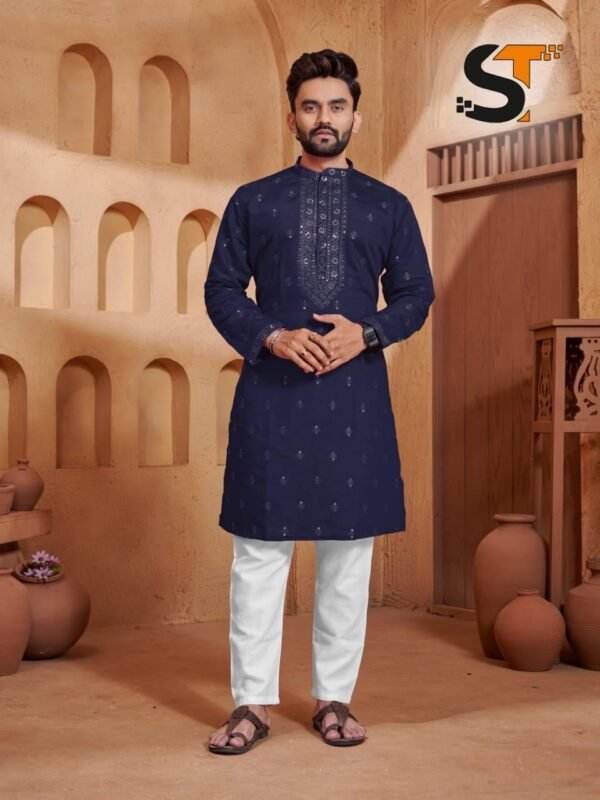 Launching Lekha Sal 12 Silk With Intricate Work Mens Kurta Pajama Wholesale 2026