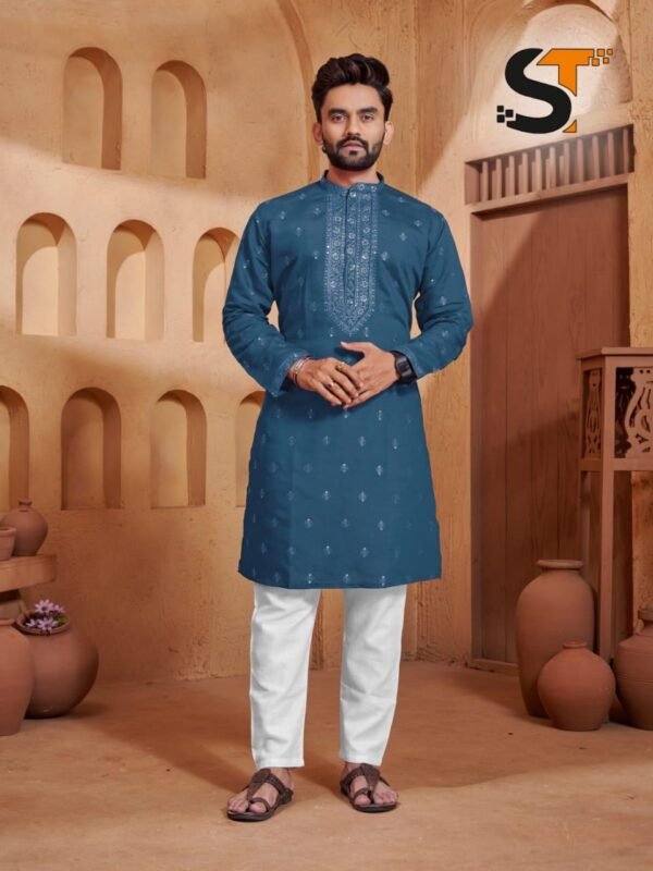 Launching Lekha Sal 12 Silk With Intricate Work Mens Kurta Pajama Wholesale 2026