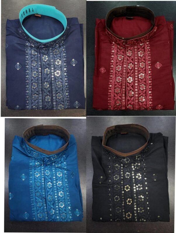 Launching Lekha Sal 12 Silk With Intricate Work Mens Kurta Pajama Wholesale 2026