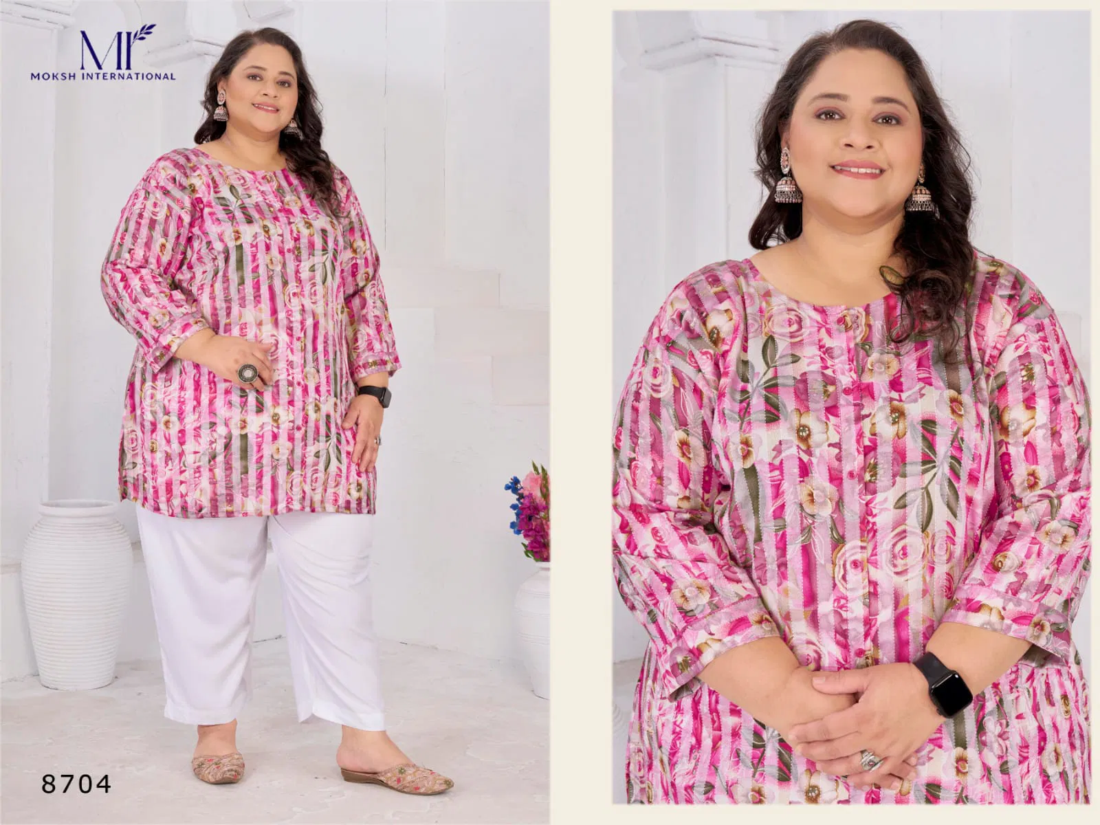 Stylish Moksh Big Size Subh Vol 1 Rayon Slub Kurti Collection Wholesale 2026