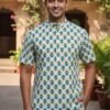 Latest Lekha LI Summer Kurta Cotton Printed Mens Short Kurta Wholesale 2026