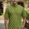 Lekha LI Summer Kurta Cotton Printed Mens Short Kurta Wholesale