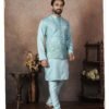 Buy Lekha Sal 17 Groom Malain Satin Heavy Work Koti Kurta Pajama Wholesale 2026