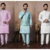 Buy Lekha Sal 17 Groom Malain Satin Heavy Work Koti Kurta Pajama Wholesale 2026