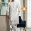 Lekha Sal 18 Pure Silk Thread Work Kurta With Pajama Wholesale