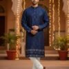 Buy lekha Sal 24 Silk Thread Sequins Work Kurta Pajama Wholesale 2026
