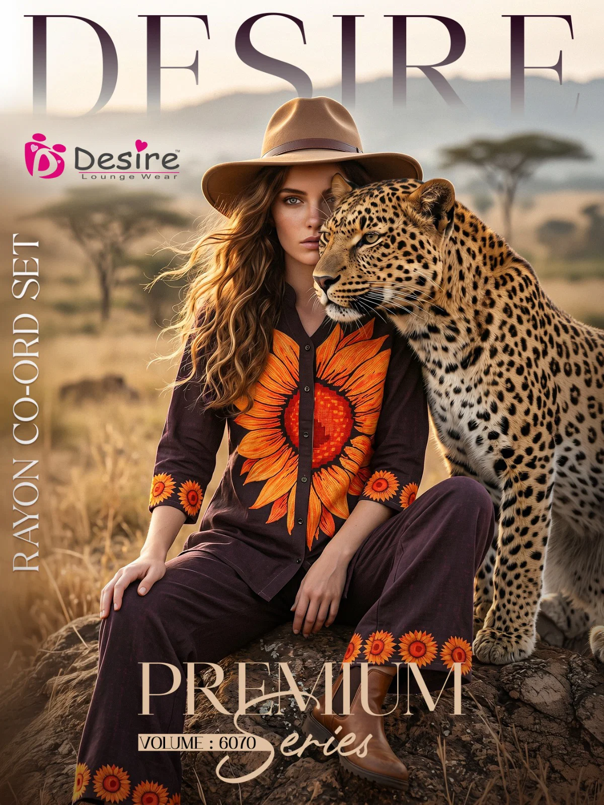 Desire Premium Vol 6070 Rayon Printed Co Ord Set Collection Wholesale