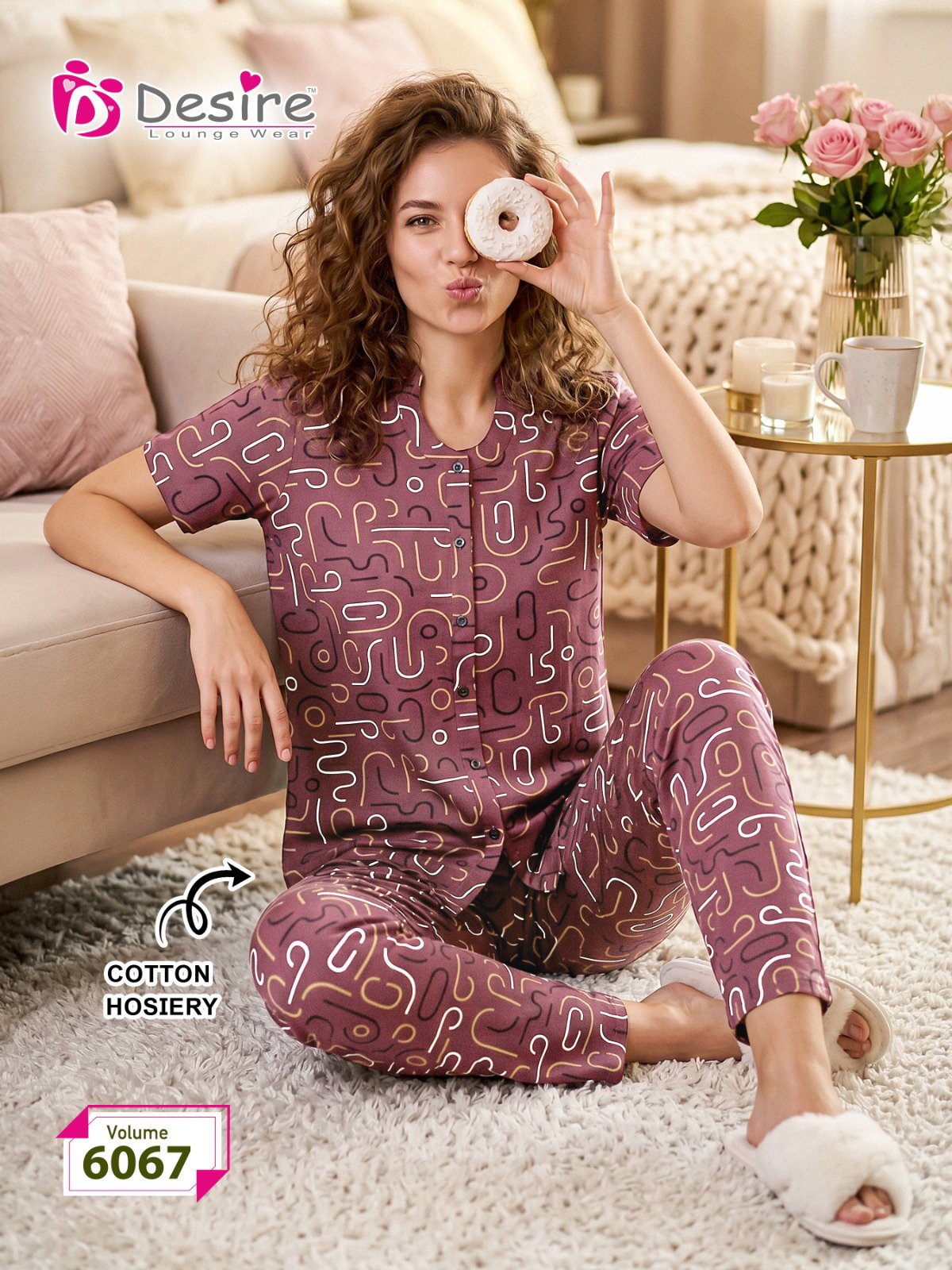 Launching Desire Prmium Vol 6067 Hosiery Cotton Fancy Night Wear Collection Wholesale 2026