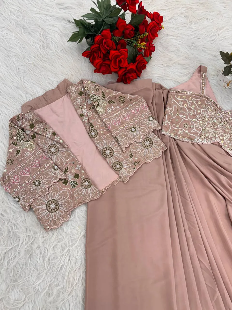 Launching BDB 59 Crep Silk Sequence Party & Wedding Wear Ready To Wear Saree Wholesale Surat 2026