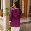 Buy Aawiya RJ 37 Roman Silk Office Wear Short Kurti Wholesale Surat 2026