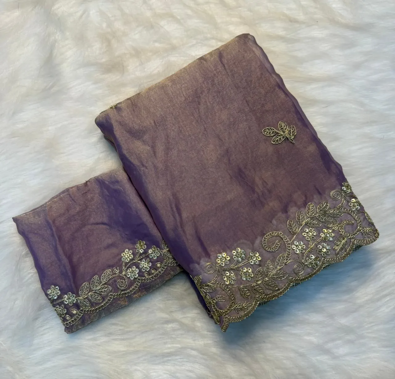 Buy SNT Soft Space Silk Saree With Sequence Embroidery Work 2026