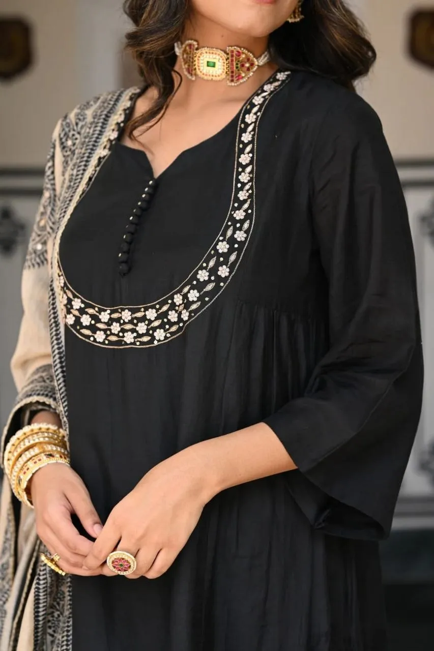 Zarin 09 Roman Silk Embroidery Work Readymade Dress Wholesale Market In Surat